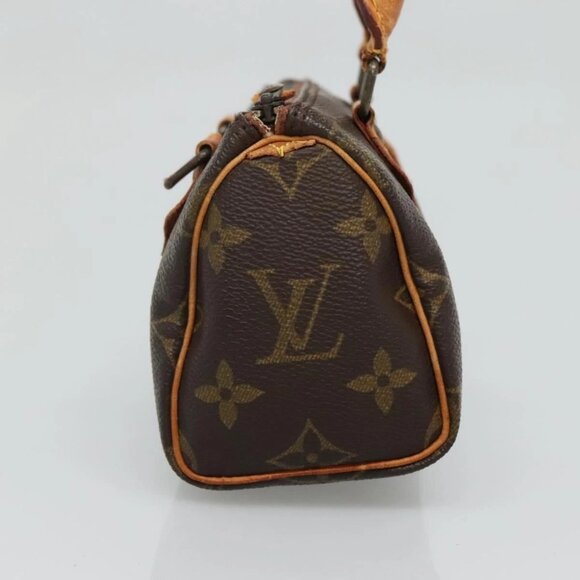 LOUIS VUITTON Monogram Mini Speedy Hand Bag M41534 LV Auth hk2286 - Picture 5 of 13